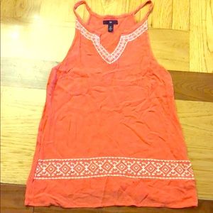 Embroidered long Tank Top by Gap EUC